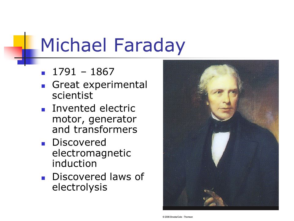 michael faraday electric generator